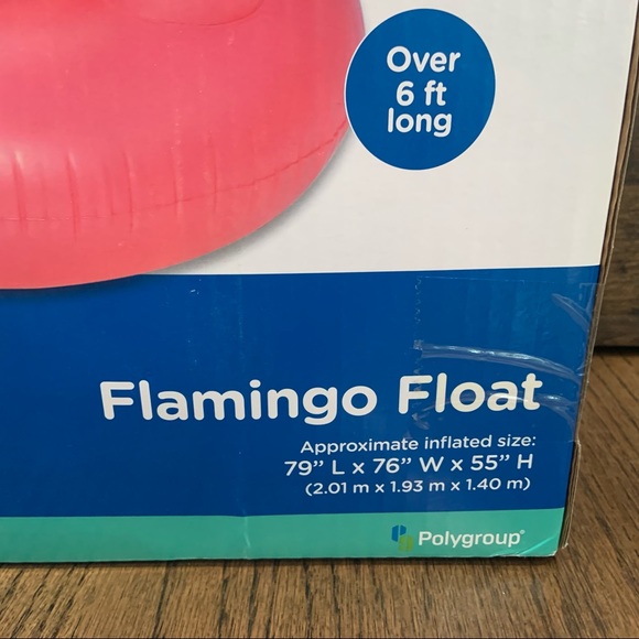 Flamingo Inflatable Pool Float 6FT - Picture 2 of 2